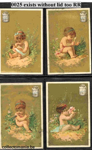 Chromo Trade Card 0025 alike Liebig see scan Babies Baby
