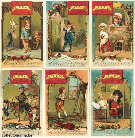 Chromo Trade Card 0068 CHANSONS--  price in ABM is not correct