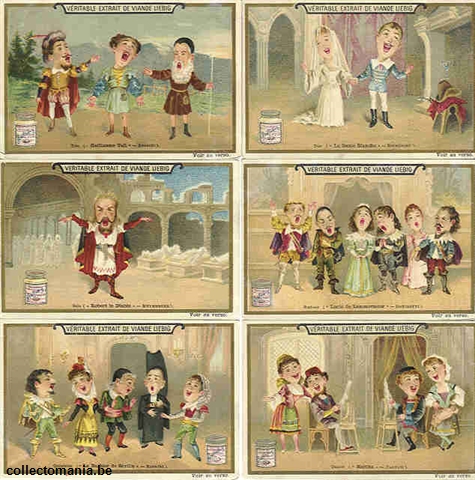 Chromo Trade Card 0418 (Scènes d'opéras-caricatures)