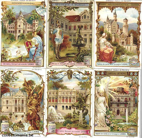 Chromo Trade Card 0550 Château royaux de Bavière