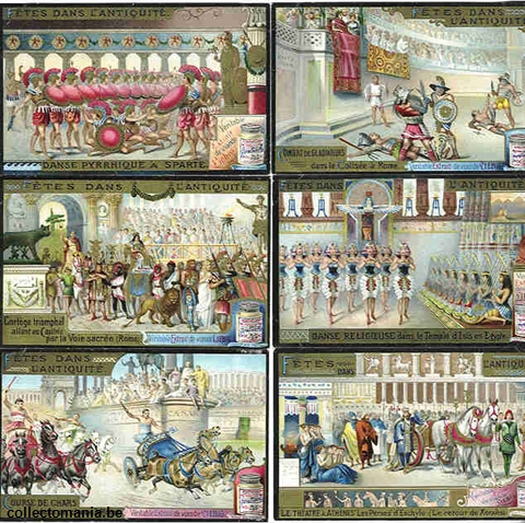 Chromo Trade Card 0669 Fêtes dans l'antiquité