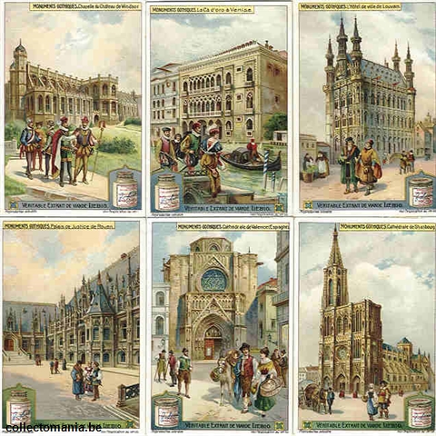 Chromo Trade Card 1051 Monuments gothiques