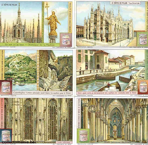 Chromo Trade Card 1157 Dôme de Milan (le) 1 - 12