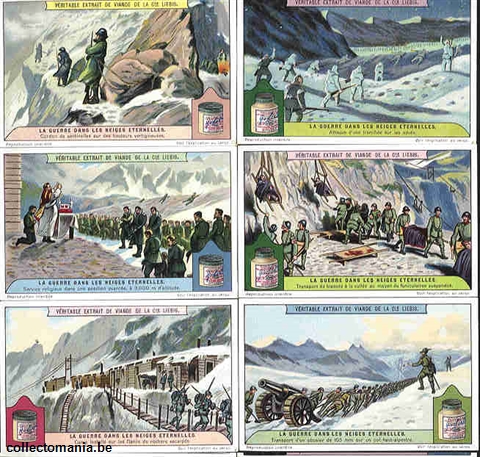 Chromo Trade Card 1179 Guerre dans les neiges éternelles (la)