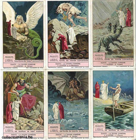 Chromo Trade Card 1225 Dante I (l'enfer) La divine comedie