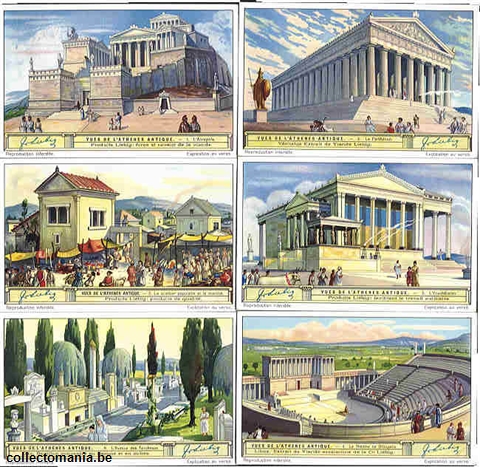 Chromo Trade Card 1269 Vues de l'Athène antique
