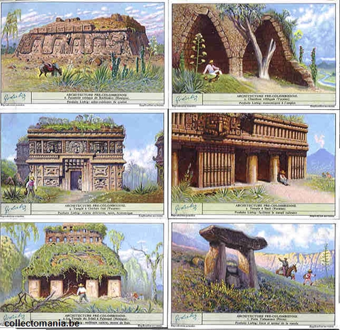 Chromo Trade Card 1286 Architecture pré-colombienne