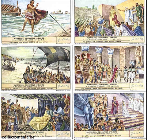 Chromo Trade Card 1487 Alexandre le grand, fondateur d'empire