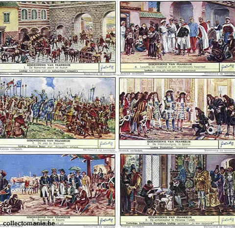 Chromo Trade Card 1629 Histoire de France