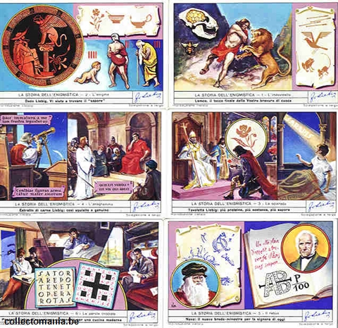 Chromo Trade Card 1793 Storia dell'enigmistica (la)