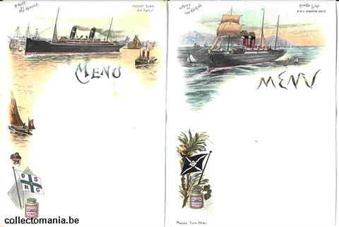 Chromo Trade Card M26 Shipping Lines and Steamships I