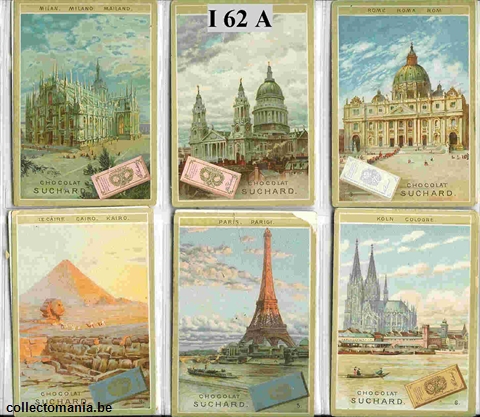 Chromo Trade Card SucI062 Famous buildings (12)