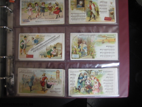 Chromo Trade Card SucI179 French songs (12)