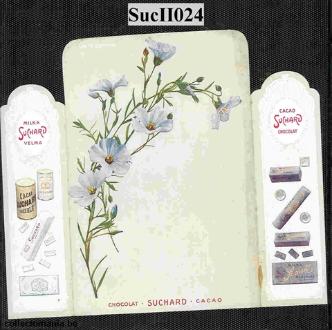 Chromo Trade Card SucII024 Flowers (8)