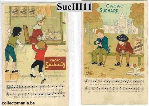 Chromo Trade Card SucIII11 French songs I (12), also I:164 and II:10