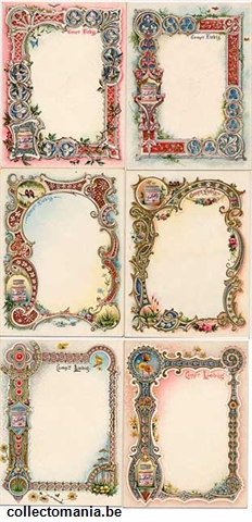 Chromo Trade Card T14 *Ornate Framework in Various Styles 1896