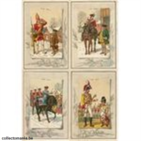 Chromo Trade Card cib_v_2_soldiers3 4 cards, soldiers anno 1800