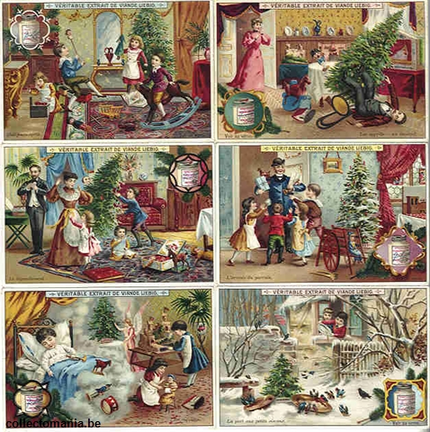 Chromo Trade Card 0484 (Scènes de Noël)