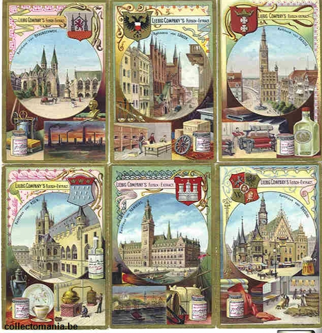 Chromo Trade Card 0487 (Hôtels de ville Allemands)