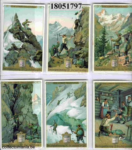 Chromo Trade Card 0517 (Une excursion dans les Alpes)