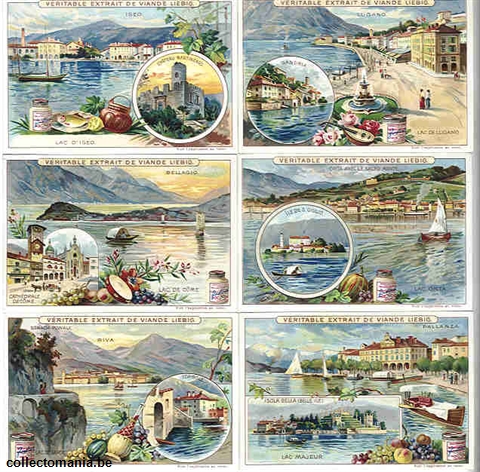 Chromo Trade Card 0785 (Lacs italiens)