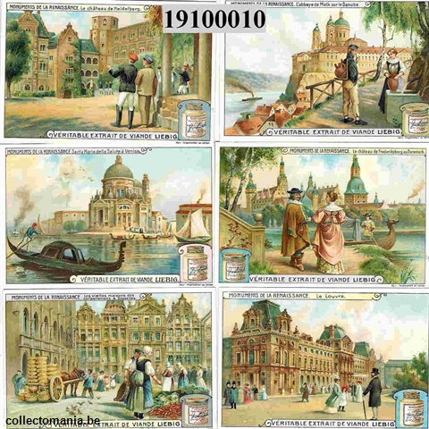 Chromo Trade Card 1000 Monuments de la renaissance