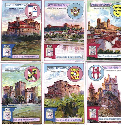 Chromo Trade Card 1016 Castelli Piemontesi