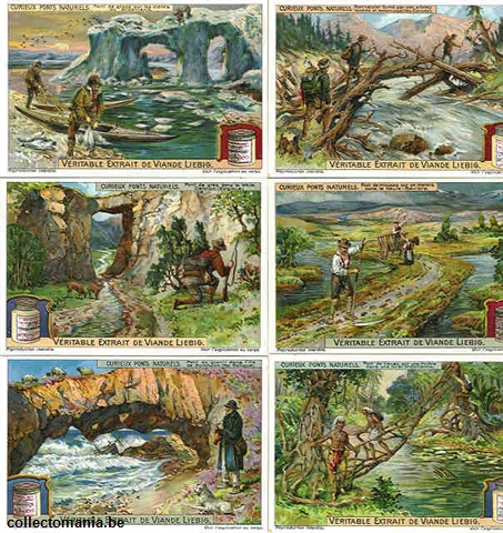 Chromo Trade Card 1057 Curieux ponts naturels