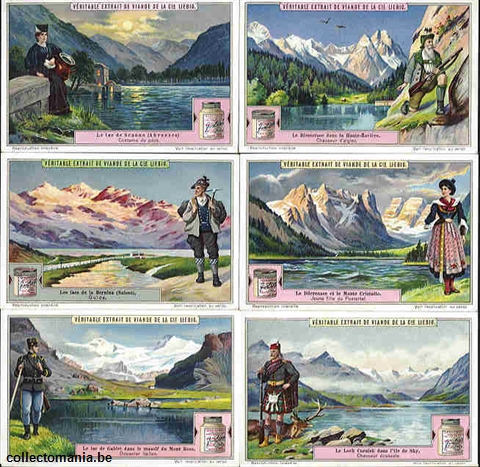 Chromo Trade Card 1143 (Lacs dans les montagnes (les)