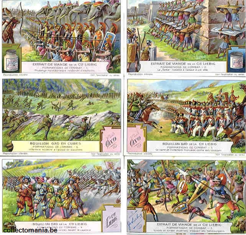 Chromo Trade Card 1229 Formations de combat