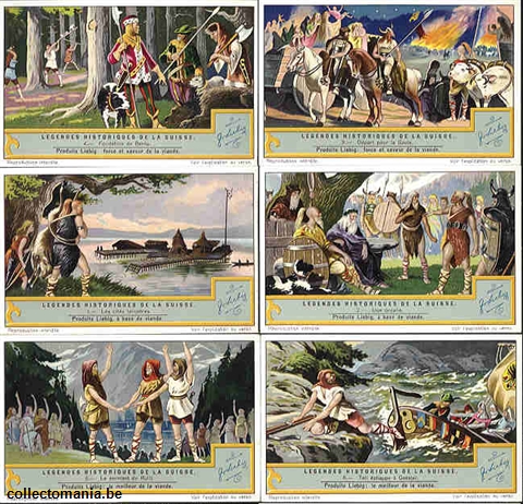 Chromo Trade Card 1246 Légendes historiques de la Suisse