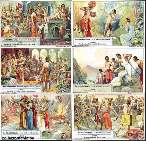 Chromo Trade Card 1247 Mahabharata (le)