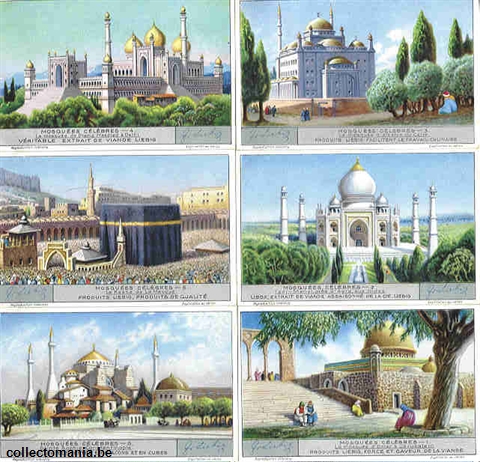 Chromo Trade Card 1250 Mosquées célèbres