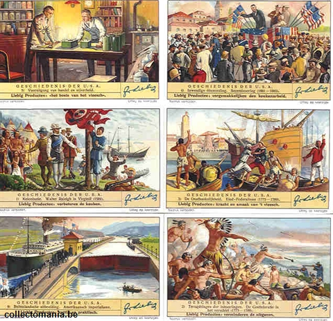 Chromo Trade Card 1375 Histoire des Etats Unis
