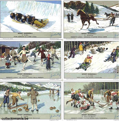 Chromo Trade Card 1423 Sport Invernali