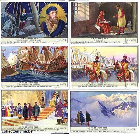 Chromo Trade Card 1431 Vie de Marco Polo (la)