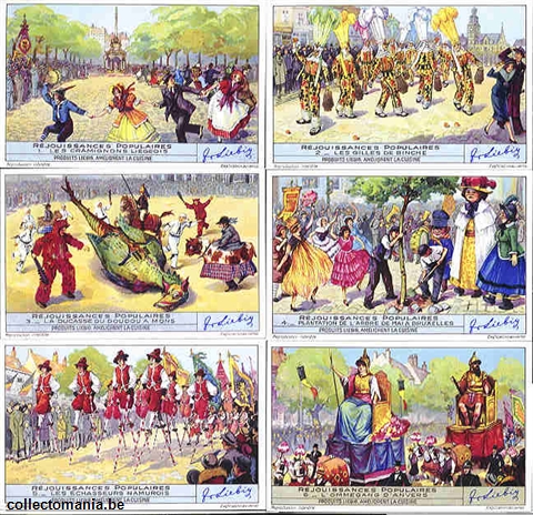 Chromo Trade Card 1440 Réjouissances populaires