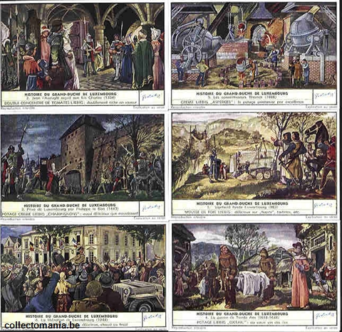 Chromo Trade Card 1551 Histoire du Grand Duché de Luxembourg