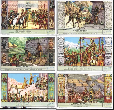 Chromo Trade Card 1591 Empire des Incas (l')