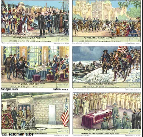 Chromo Trade Card 1659 Histoire des Etats-Unis d' Amérique