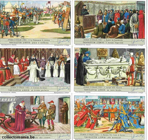 Chromo Trade Card 1660 Storia d'Italia VIII