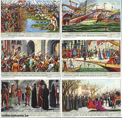 Chromo Trade Card 1677 Storia d'Italia IX