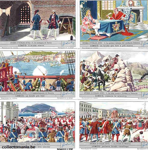 Chromo Trade Card 1720 Storia d'Italia XVI