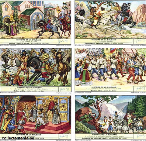 Chromo Trade Card 1743 Histoire de la Bulgarie