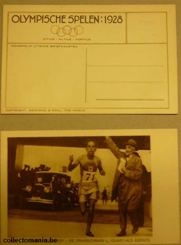 Chromo Trade Card Olympisch1928 