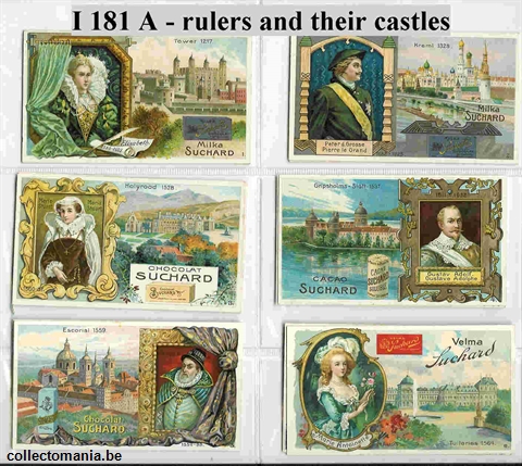 Chromo Trade Card SucI181 Rulers and their castles (12)