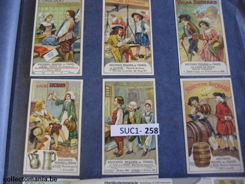 Chromo Trade Card SucI258 Ancient French Weights and Measures (12)