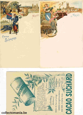 Chromo Trade Card SucII07 French Provinces (24)N, also I:71 and III:13, 6 different backs