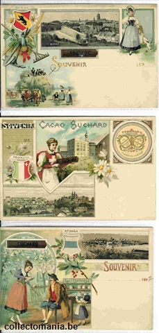 Chromo Trade Card SucIII19 Swiss Cantons (22),also II:3 and V:33